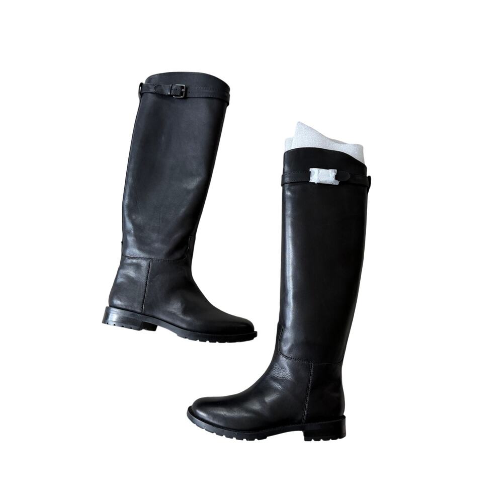 Banana Republic Black Leather Riding Boots (Size 5.5 M) - Picture 7 of 8